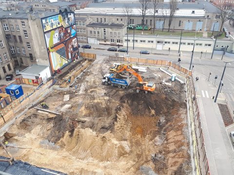 Etap 2 - Osiedle Primo #1 - Łódź Śródmieście - kronika budowy Kwiecień 2019