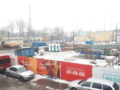 Etap 2 - Osiedle Primo #2 - Łódź Śródmieście - kronika budowy Styczeń 2019