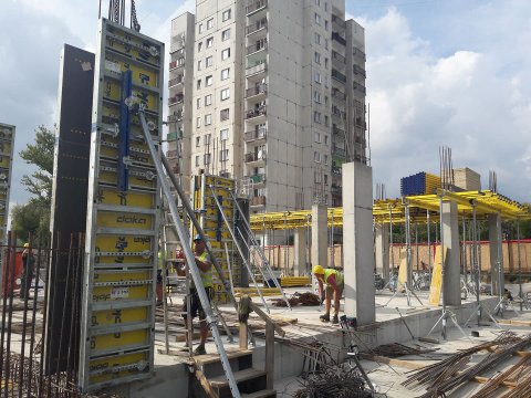 Etap 1 - Osiedle Primo #3 - Łódź Śródmieście - kronika budowy sierpień 2018