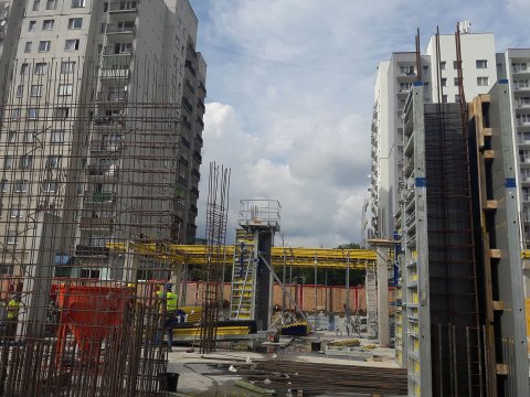 Etap 1 - Osiedle Primo #4 - Łódź Śródmieście - kronika budowy sierpień 2018