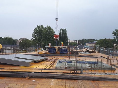 Etap 2 - Osiedle Primo #7 - Łódź Śródmieście - kronika budowy Sierpień 2019