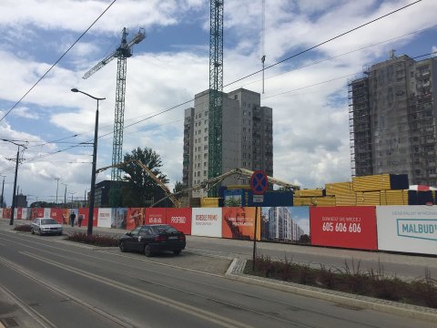 Etap 1 - Osiedle Primo #8 - Łódź Śródmieście - kronika budowy Lipiec 2018