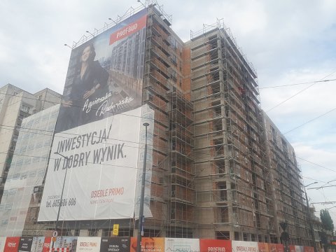 Etap 1 - Osiedle Primo #8 - Łódź Śródmieście - kronika budowy Lipiec 2019